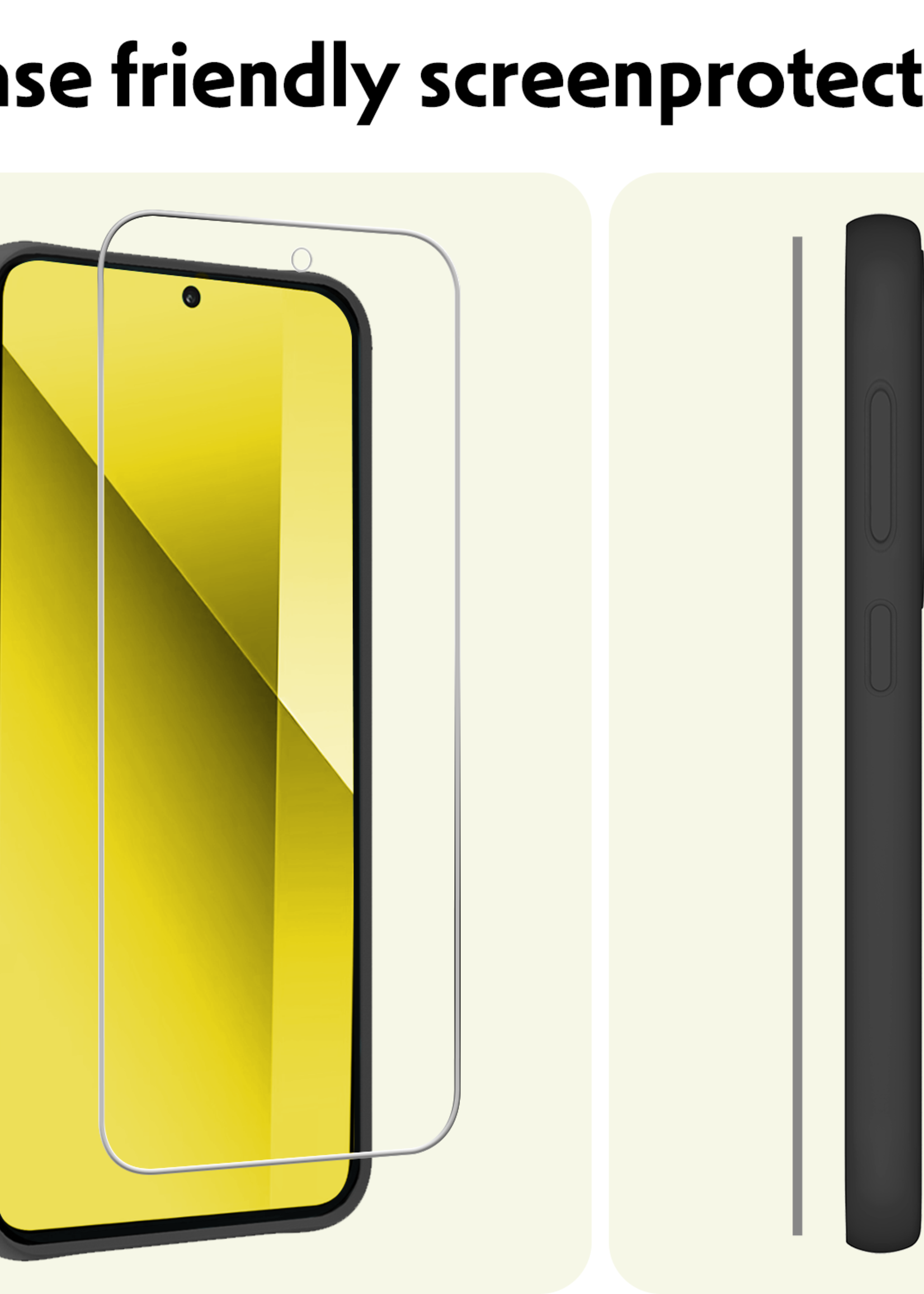 LUQ Screenprotector - Geschikt voor - Xiaomi Redmi Note 13 4G - Screenprotector Beschermglas Gehard Glas - Screenprotector Geschikt voor Xiaomi Redmi Note 13 4G Screenprotector Glas