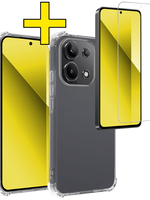 LUQ LUQ Xiaomi Redmi Note 13 4G Hoesje Shockproof Met Screenprotector