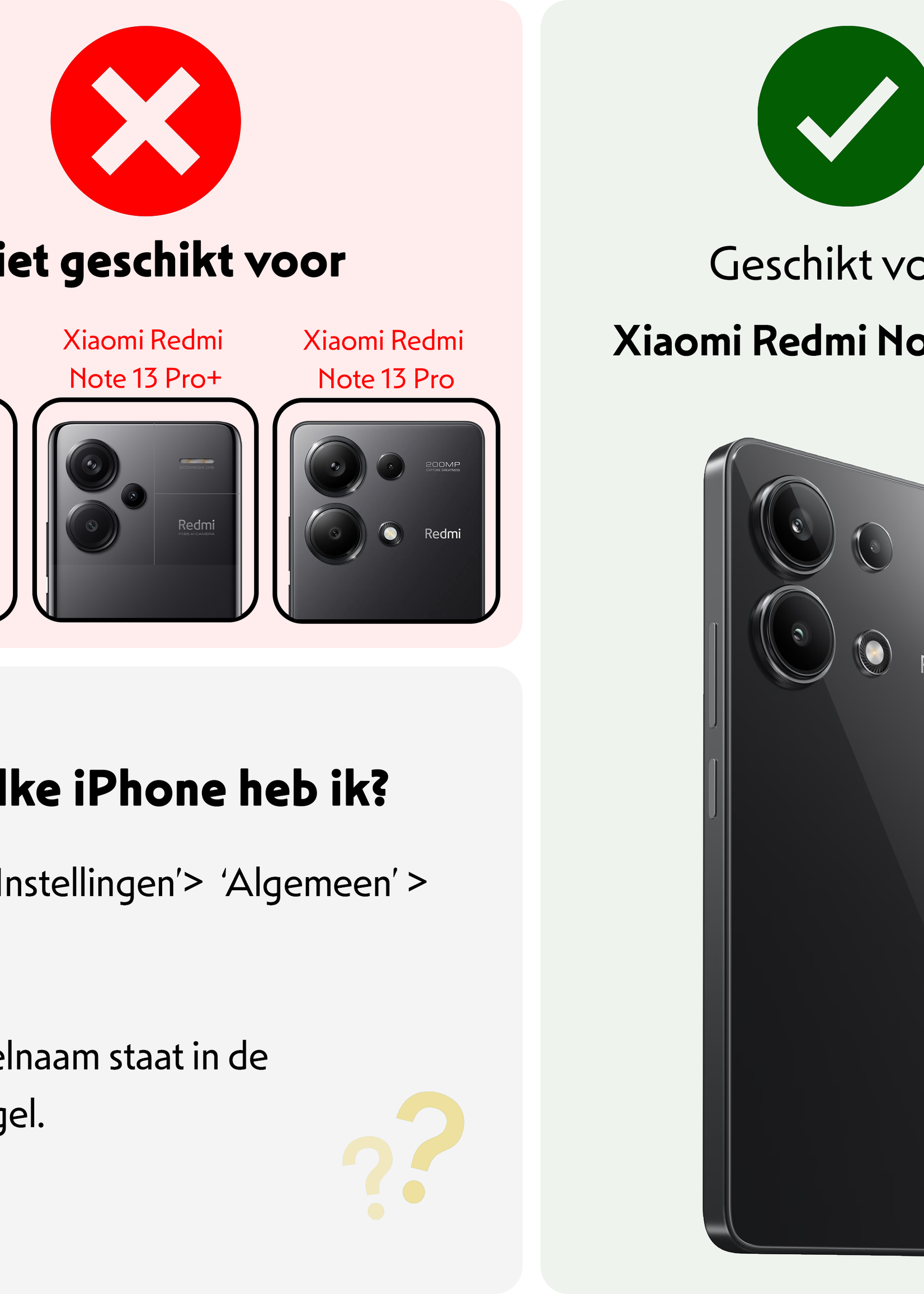 LUQ Hoesje Geschikt voor Xiaomi Redmi Note 13 4G Hoesje Shockproof Case Siliconen Met 2x Screenprotector - Hoes Geschikt voor Xiaomi Redmi Note 13 4G Hoes Cover Siliconen - Transparant