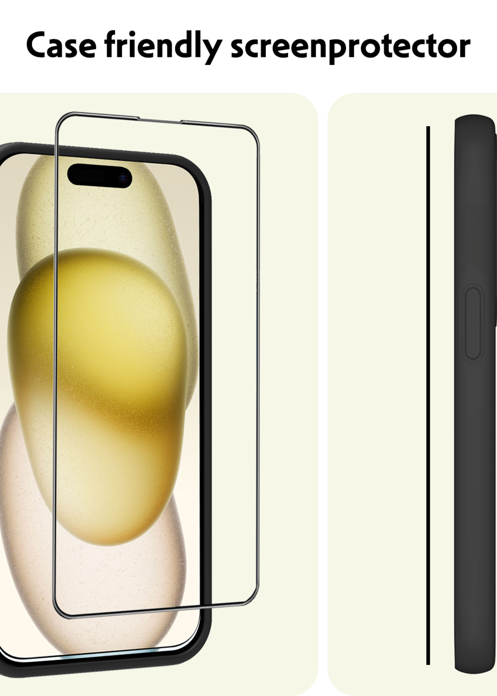 LUQ Screenprotector - Geschikt voor - iPhone 15 Pro Max - Screenprotector Met Installatie Kit Buigbaar Glas Full Cover - Screenprotector Geschikt voor iPhone 15 Pro Max Screenprotector Met Uitlijningstool Full Cover