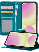 LUQ LUQ Samsung Galaxy S24 FE Hoesje Bookcase - Turquoise