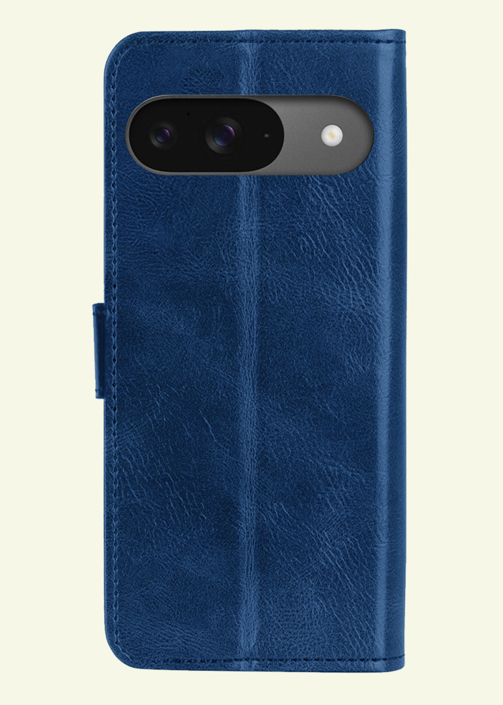 LUQ Hoesje Geschikt voor Google Pixel 9 Hoesje Book Case Hoes Portemonnee Cover Walletcase - Hoes Geschikt voor Google Pixel 9 Hoes Bookcase Hoesje - Donkerblauw