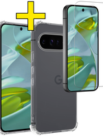 LUQ LUQ Google Pixel 9 Pro Hoesje Shockproof Met Screenprotector