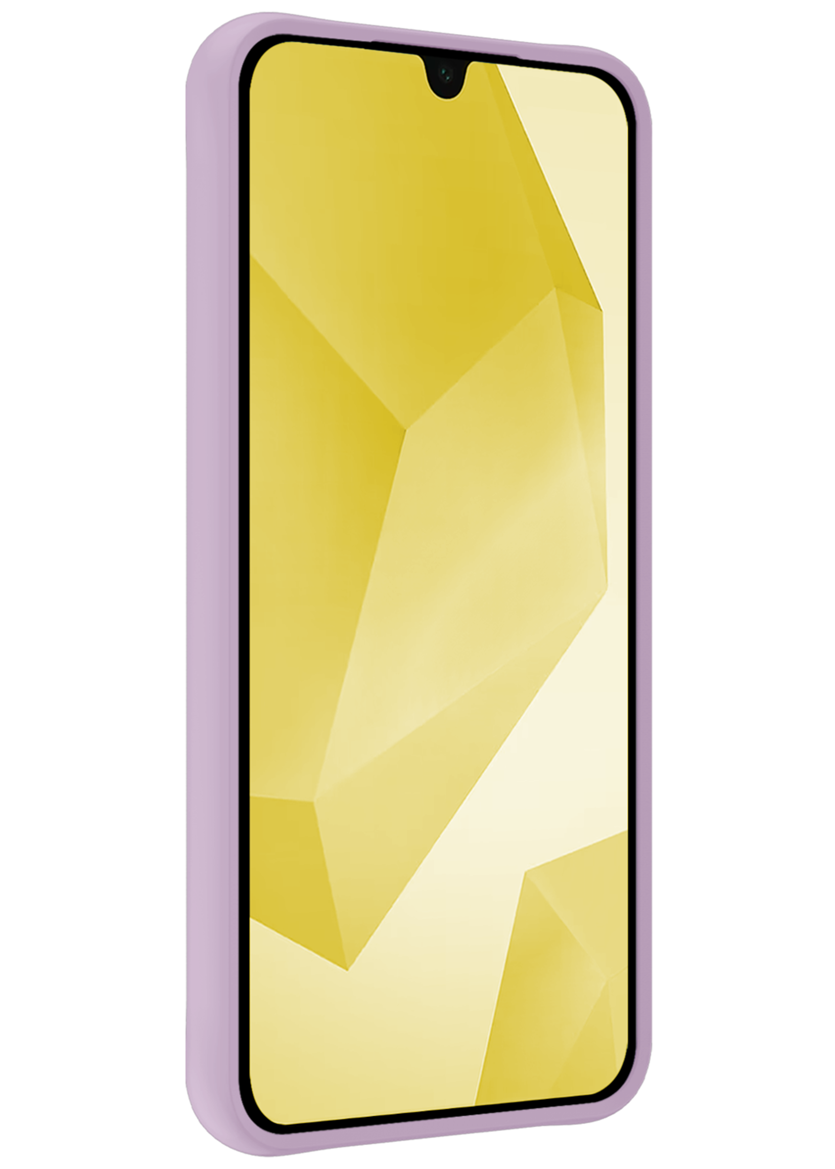 LUQ Hoesje Geschikt voor Samsung A16 Hoesje Siliconen Case - Hoes Geschikt voor Samsung Galaxy A16 Hoes Siliconen - Lila