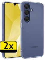 LUQ LUQ Samsung Galaxy A16 Hoesje Siliconen - Transparant - 2 PACK