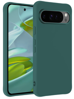LUQ LUQ Google Pixel 9 Pro XL Hoesje Siliconen - Donkergroen