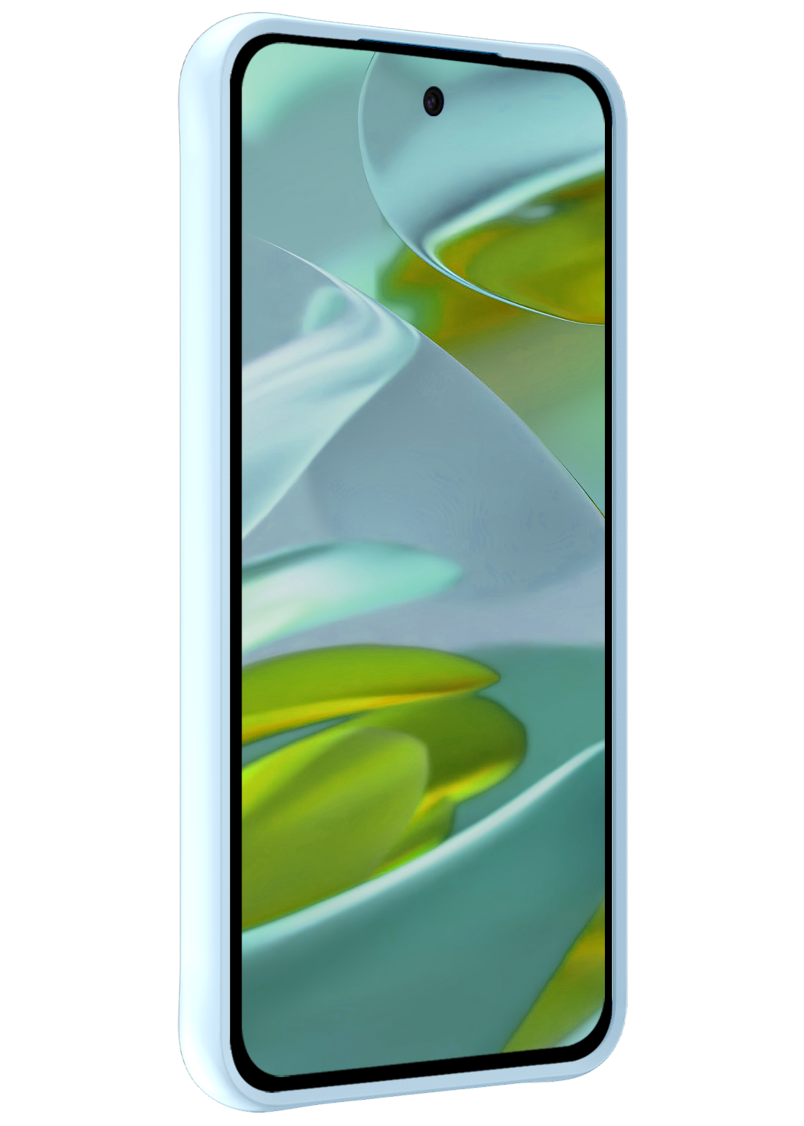 LUQ Hoesje Geschikt voor Google Pixel 9 Pro XL Hoesje Siliconen Case Hoes - Hoes Geschikt voor Google Pixel 9 Pro XL Hoes Cover Case - Lichtblauw