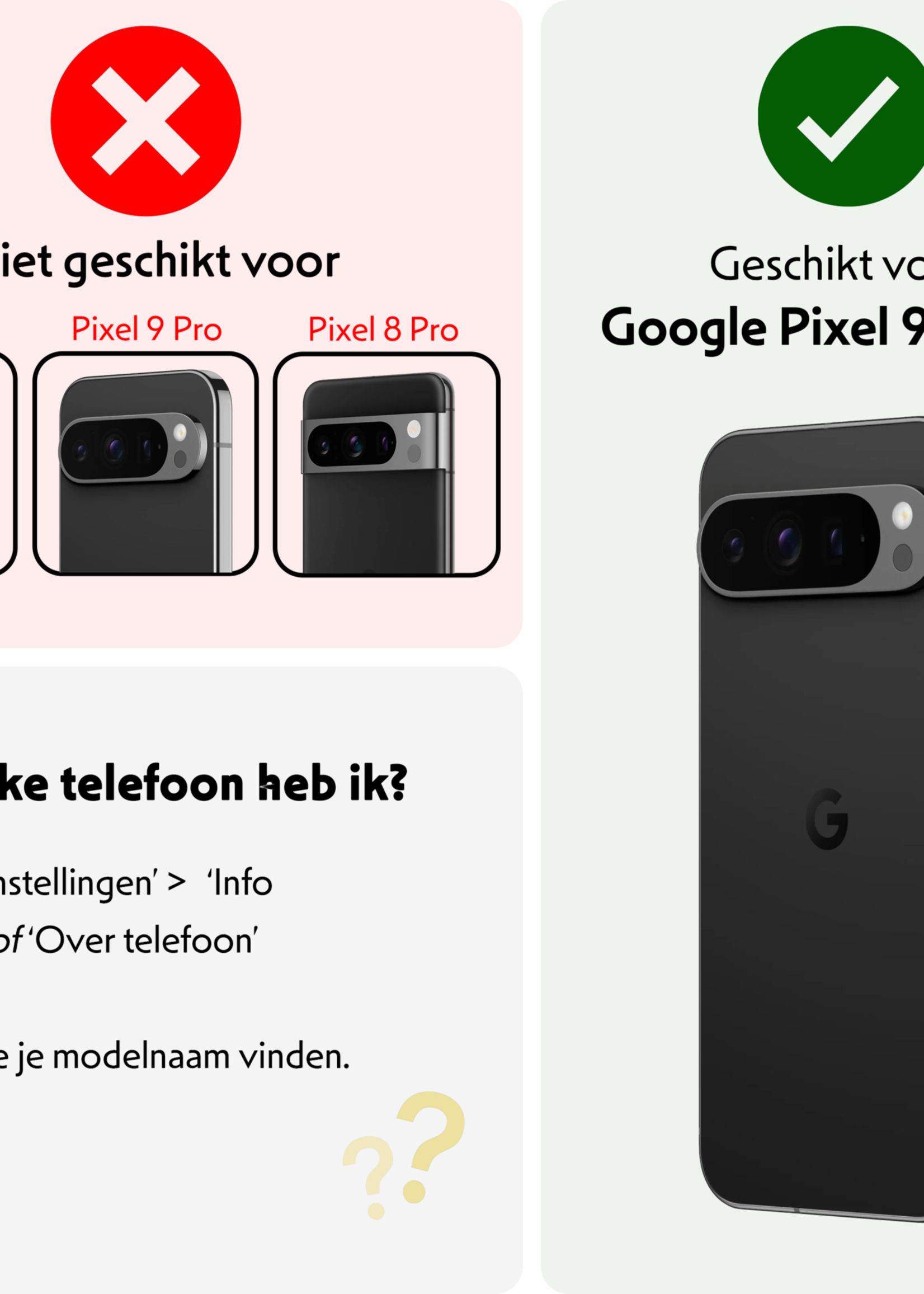 LUQ Hoesje Geschikt voor Google Pixel 9 Pro XL Hoesje Siliconen Case Hoes Met 2x Screenprotector - Hoes Geschikt voor Google Pixel 9 Pro XL Hoes Cover Case - Lichtroze