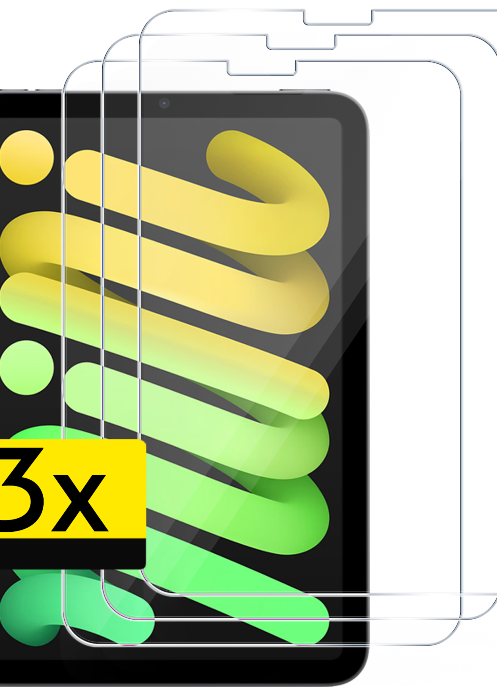 LUQ LUQ iPad Mini 7 screenprotector - 3 PACK