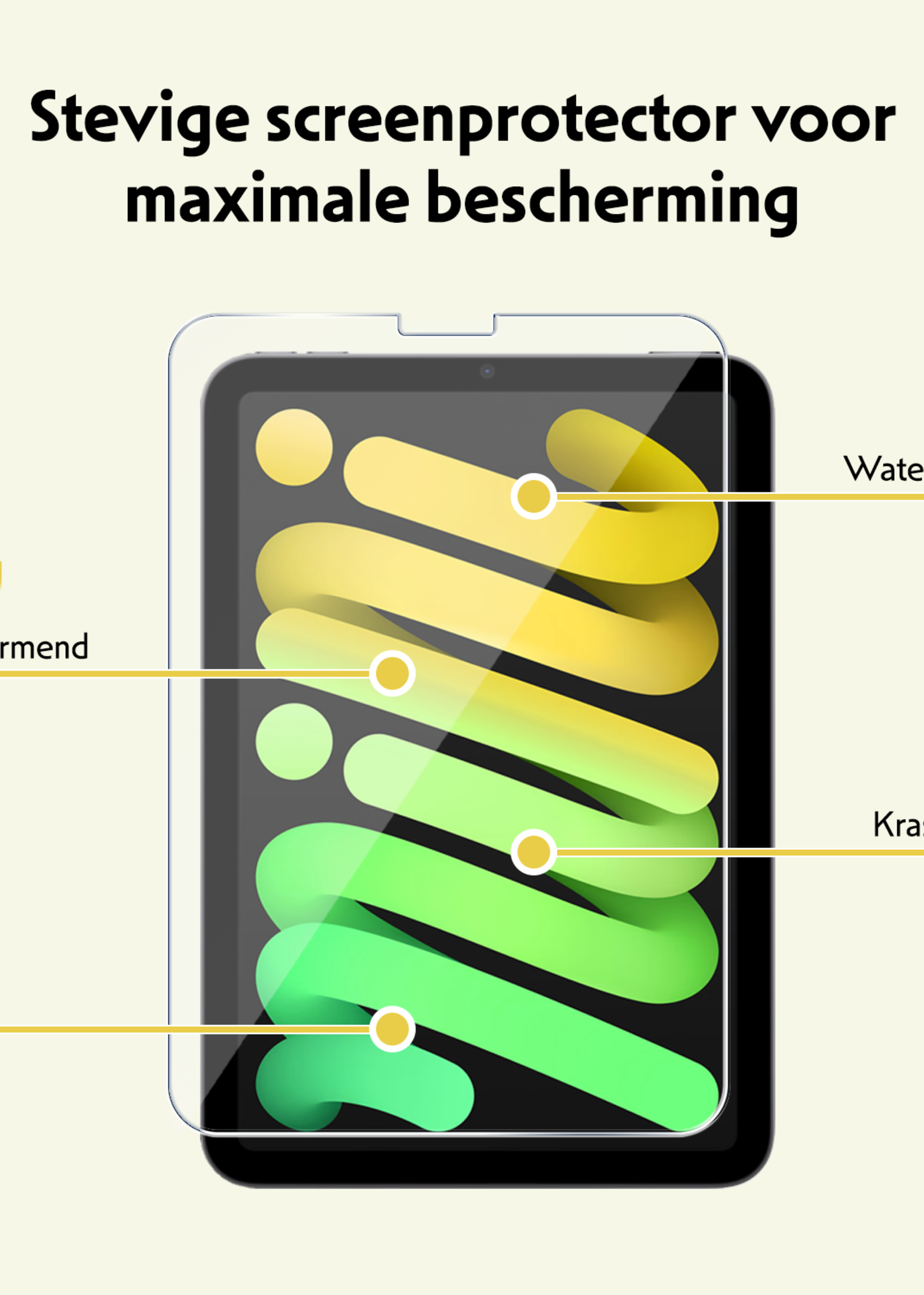 LUQ LUQ iPad Mini 7 screenprotector