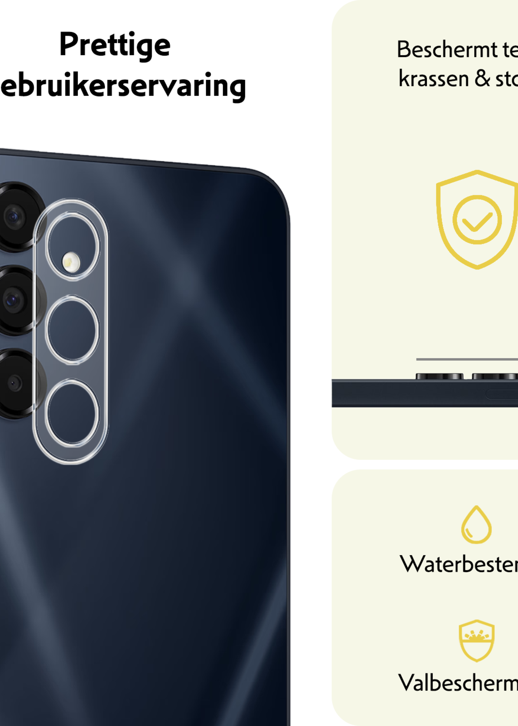 LUQ Screenprotector - Geschikt voor - Samsung A16 - Privacy Screenprotector Bescherm Glas - Privacy Screenprotector Geschikt voor Samsung Galaxy A16 Screenprotector Glas