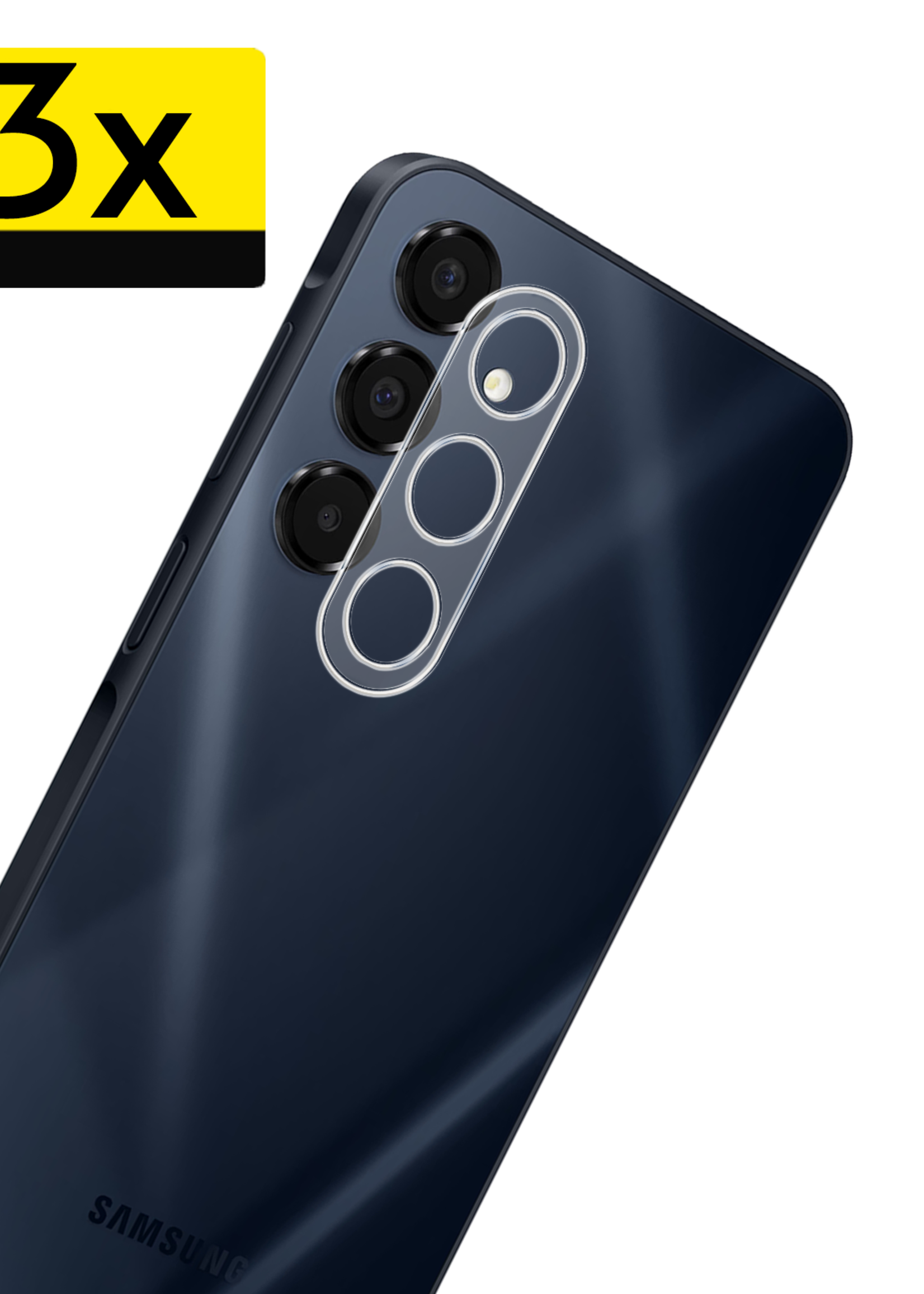 LUQ Screenprotector - Geschikt voor - Samsung A16 - Privacy Screenprotector Bescherm Glas - Privacy Screenprotector Geschikt voor Samsung Galaxy A16 Screenprotector Glas - 3 Stuks