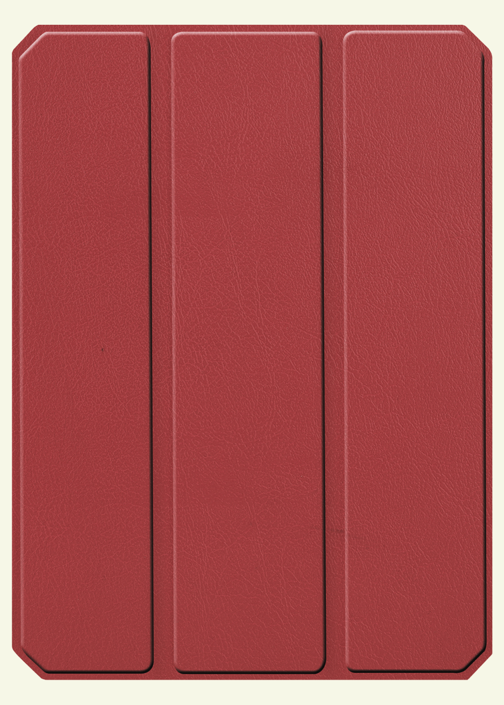 LUQ LUQ iPad Mini 7 Hoesje Met Uitsparing Voor Apple Pencil - Donkerrood