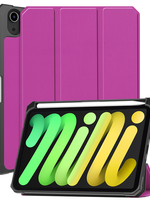 LUQ LUQ iPad Mini 7 Hoesje Met Uitsparing Voor Apple Pencil - Paars