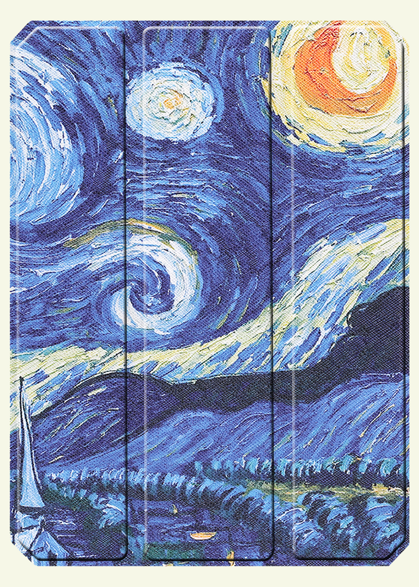 LUQ LUQ iPad Mini 7 Hoesje Met Uitsparing Voor Apple Pencil - Sterrenhemel