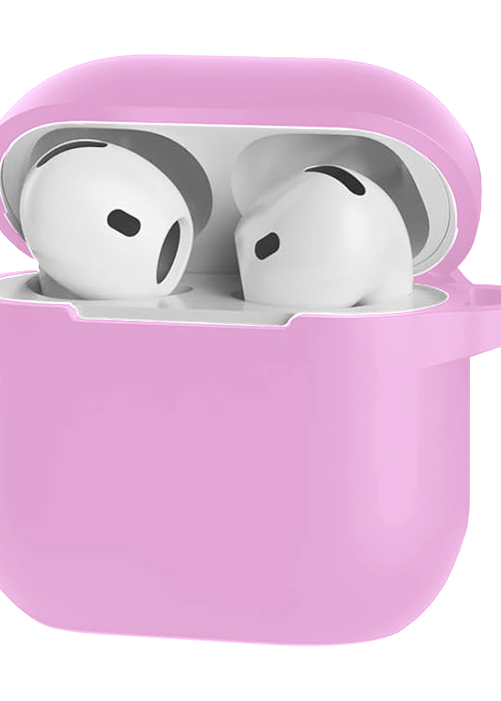 LUQ LUQ Siliconen Hoesje Voor Apple AirPods 4 - Flamingo