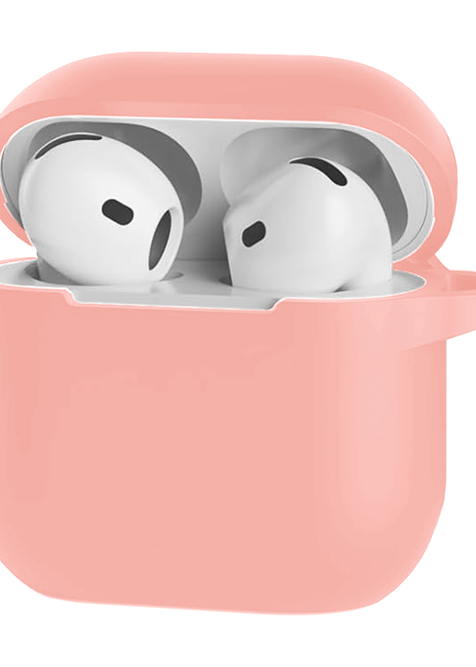 LUQ LUQ Siliconen Hoesje Voor Apple AirPods 4 - Lichtroze