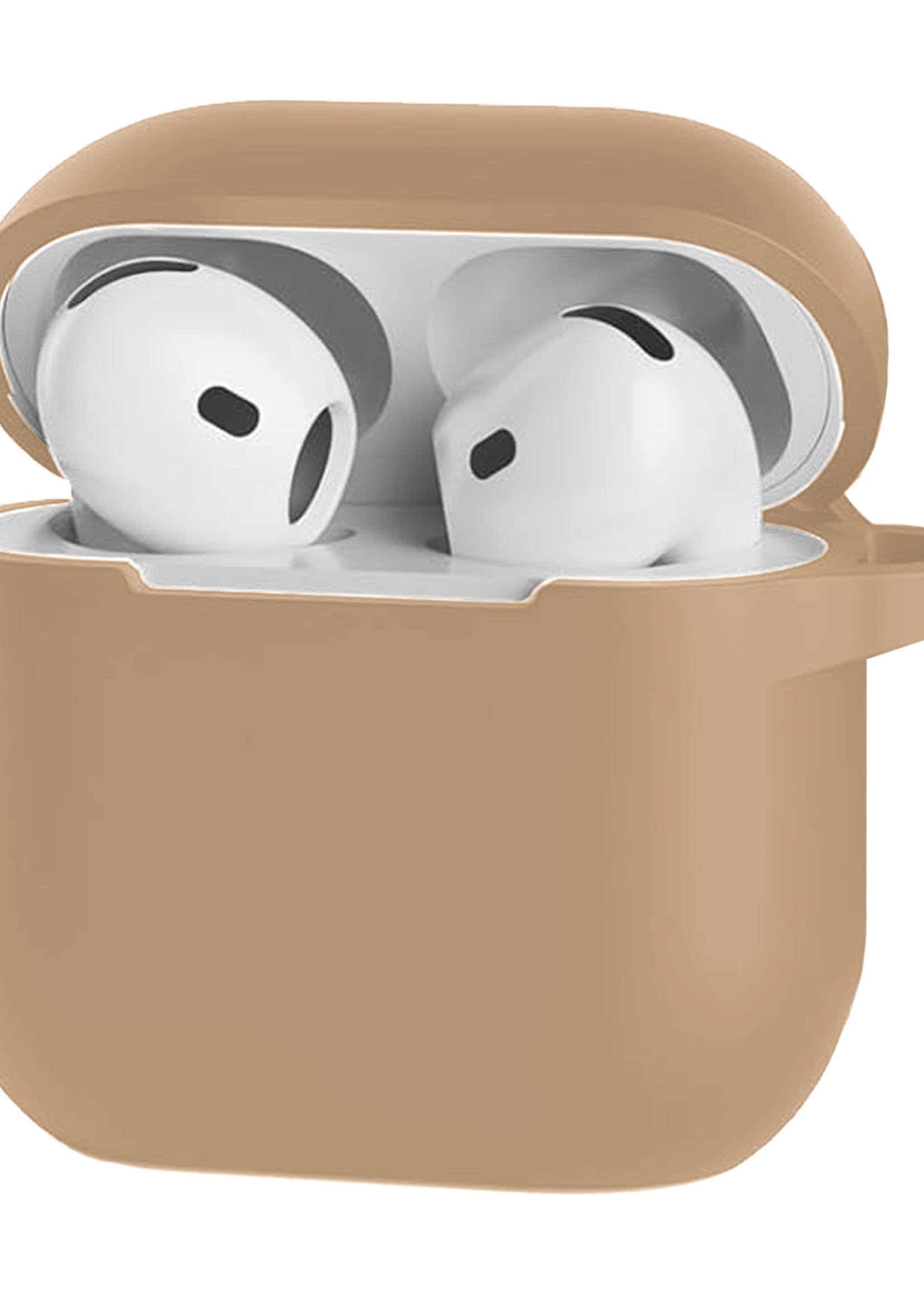 LUQ LUQ Siliconen Hoesje Voor Apple AirPods 4 - Zand