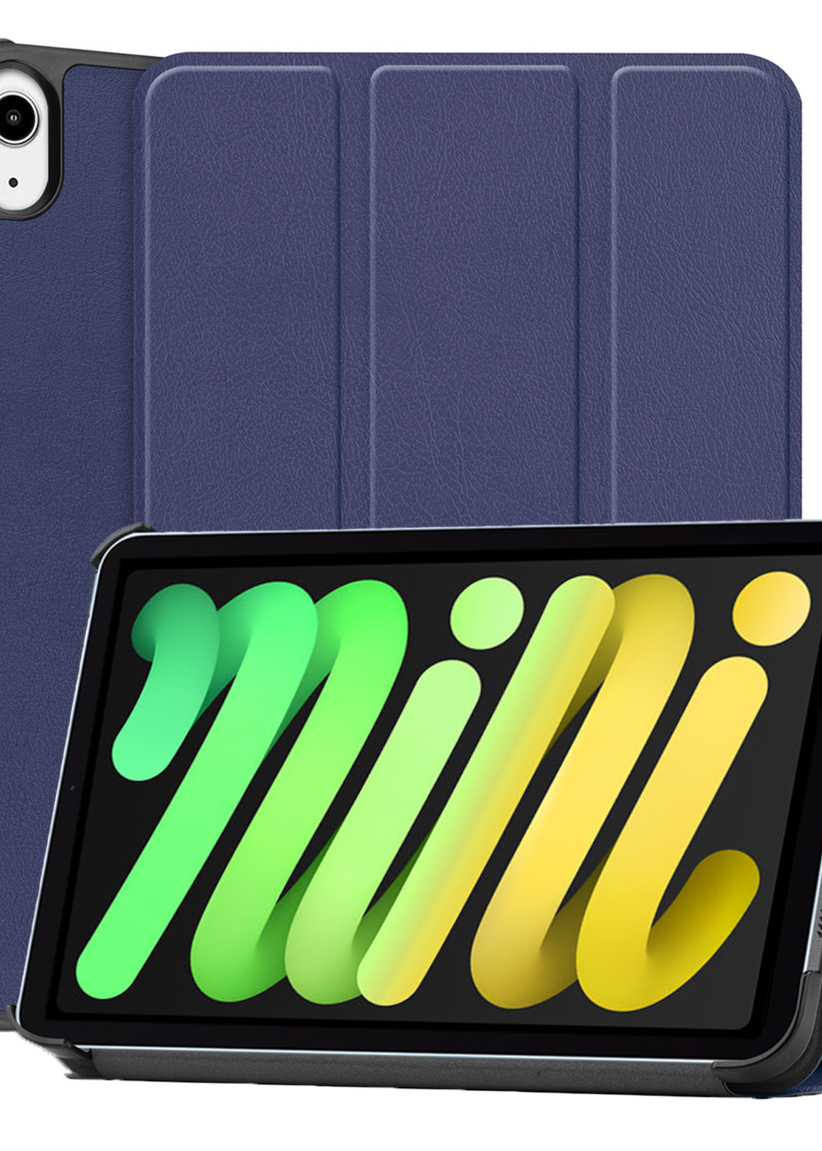 LUQ LUQ iPad Mini 7 Hoesje - Donkerblauw