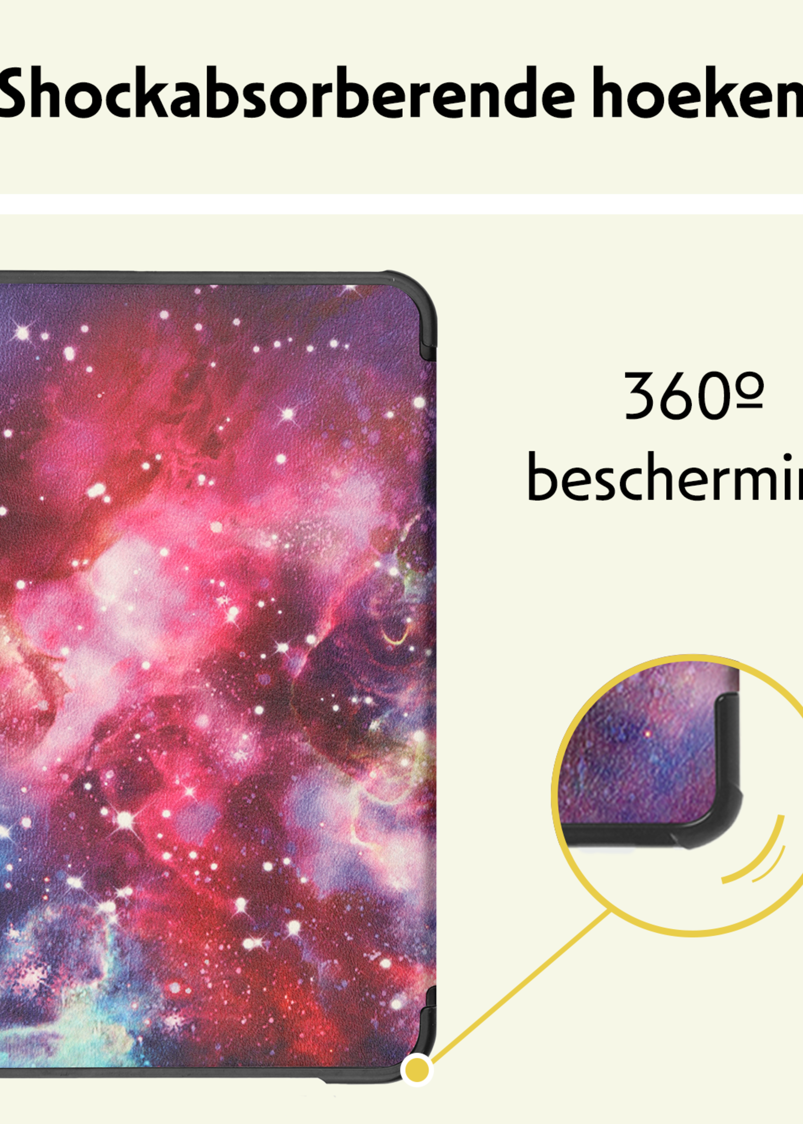 LUQ LUQ iPad Mini 7 Hoesje - Galaxy