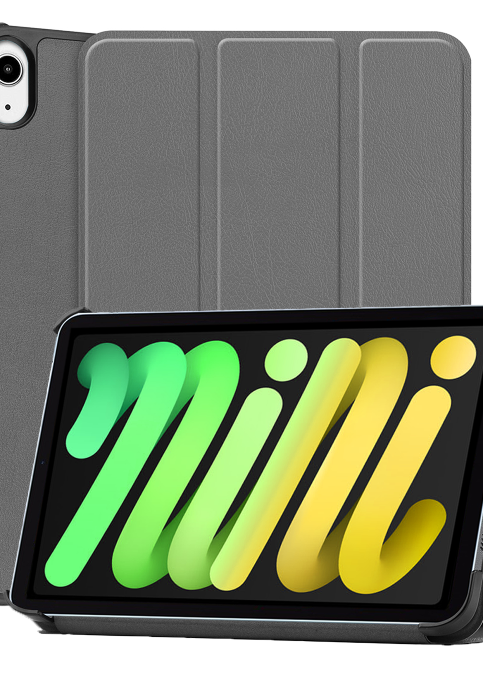 LUQ LUQ iPad Mini 7 Hoesje - Grijs