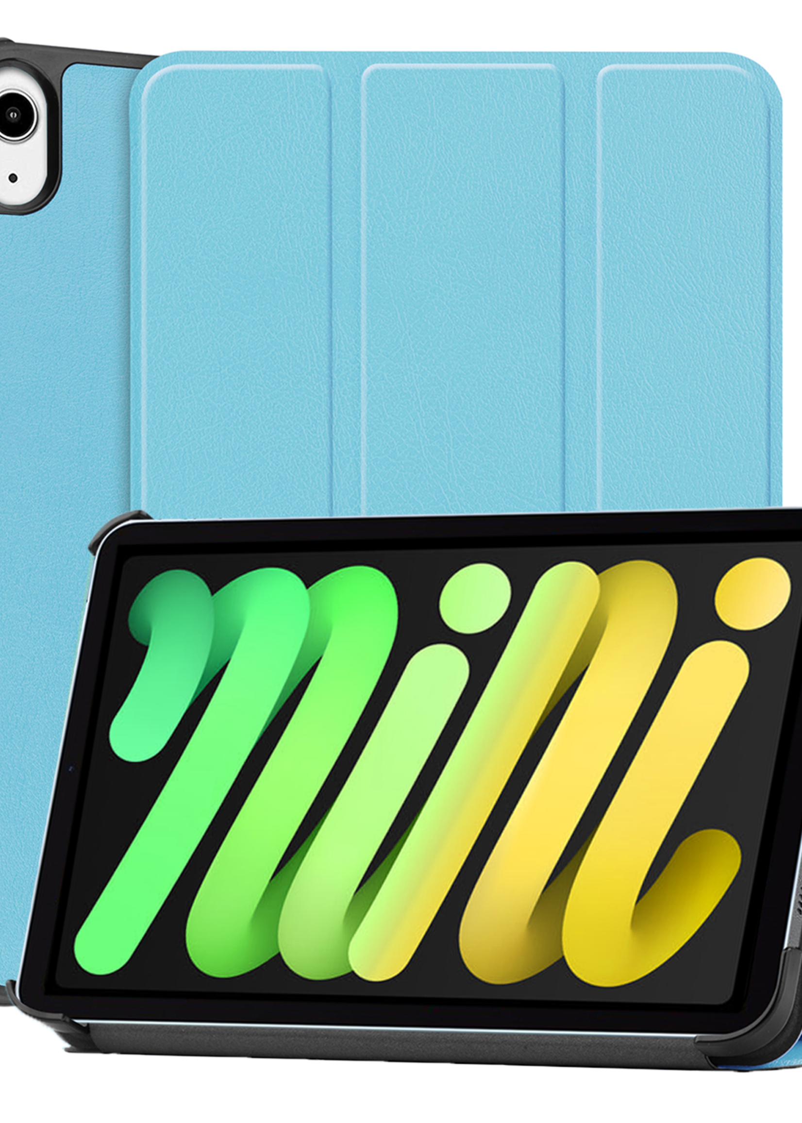 LUQ LUQ iPad Mini 7 Hoesje - Lichtblauw