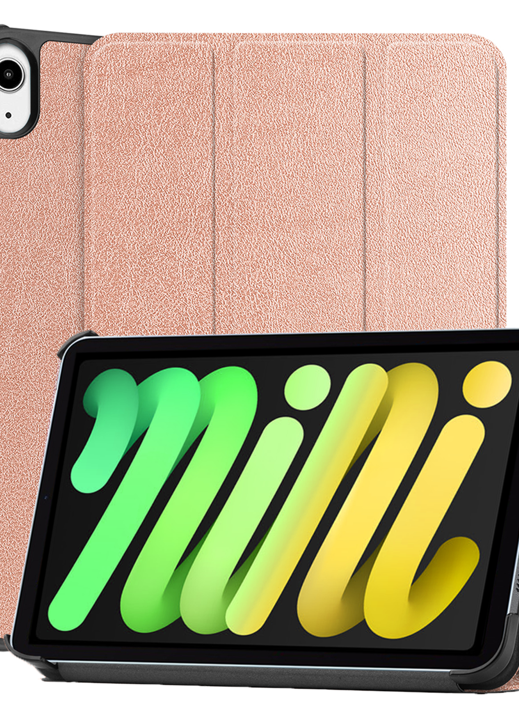 LUQ LUQ iPad Mini 7 Hoesje - Rose Goud