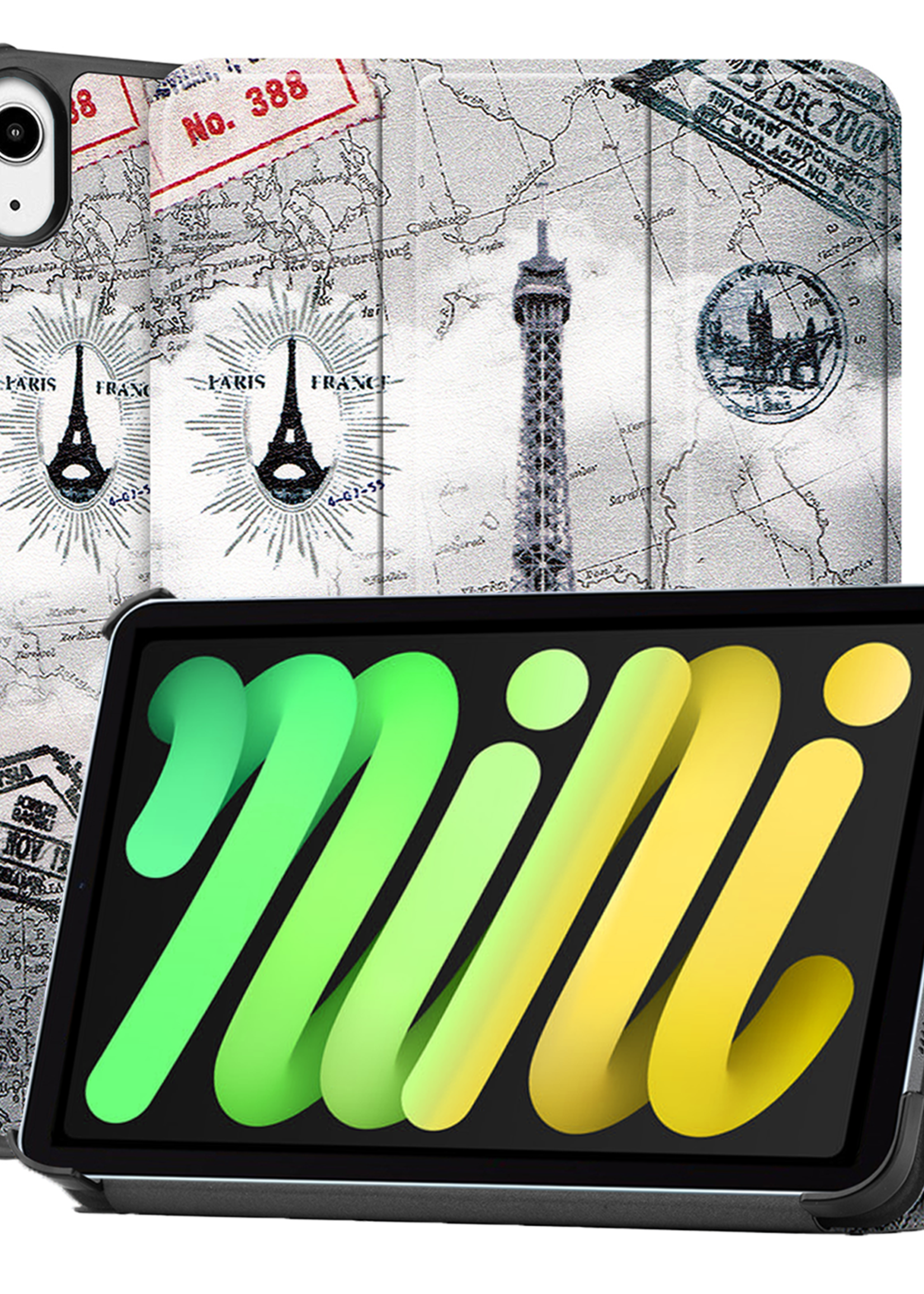 LUQ LUQ iPad Mini 7 Hoesje - Eiffeltoren