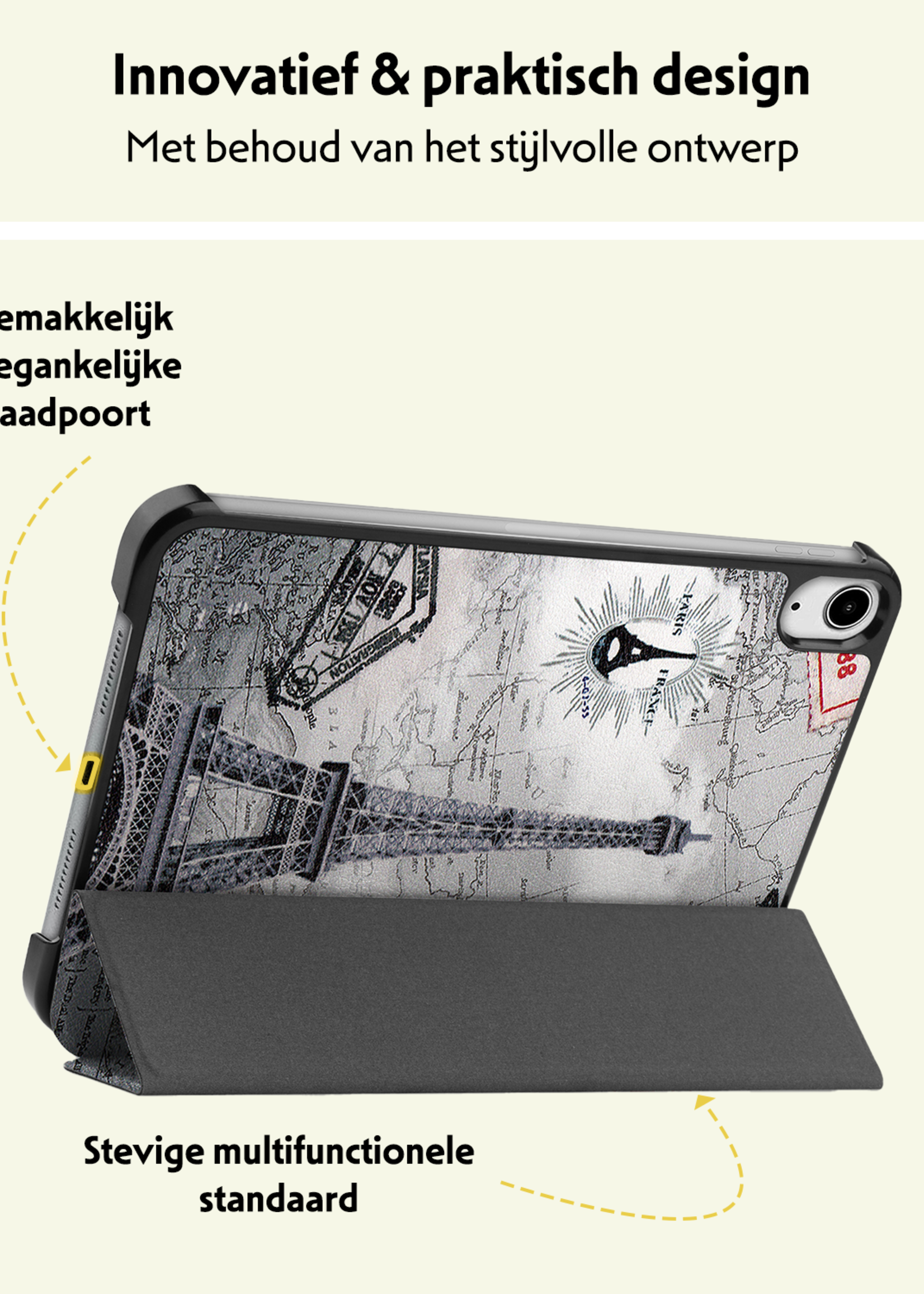 LUQ LUQ iPad Mini 7 Hoesje - Eiffeltoren