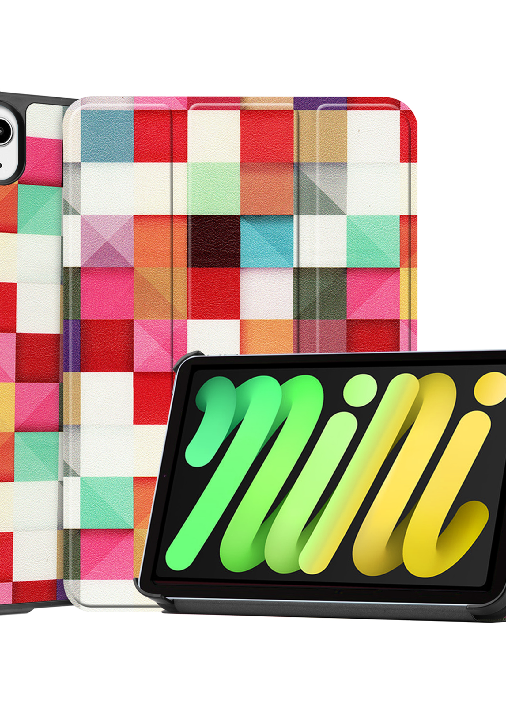 LUQ LUQ iPad Mini 7 Hoesje - Blokken