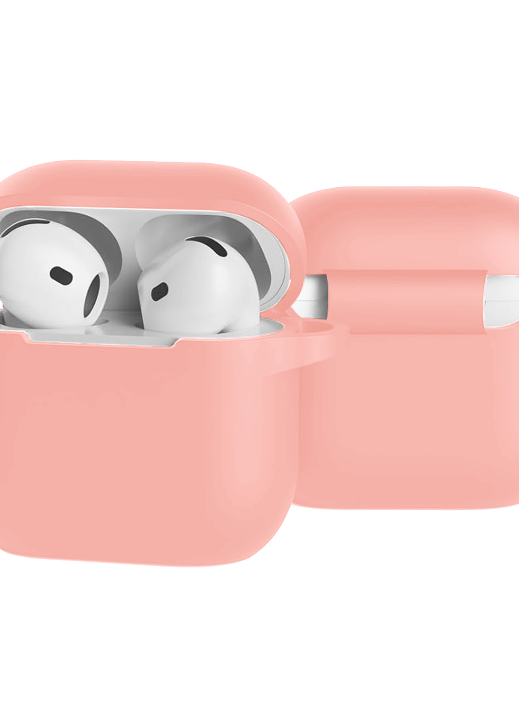 LUQ LUQ Siliconen Hoesje Voor Apple AirPods 4 - Lichtroze