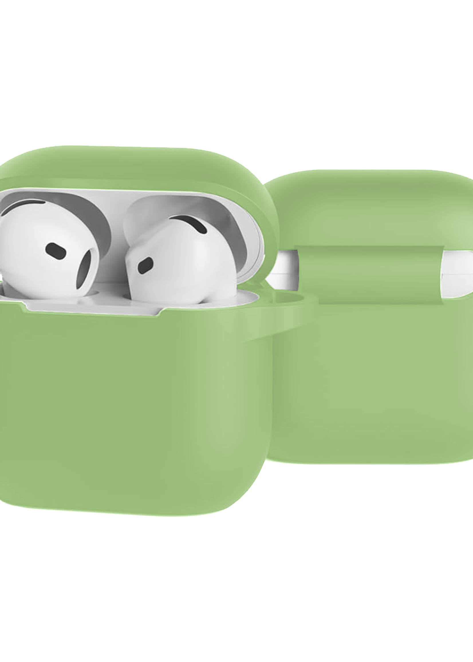 LUQ LUQ Siliconen Hoesje Voor Apple AirPods 4 - Groen