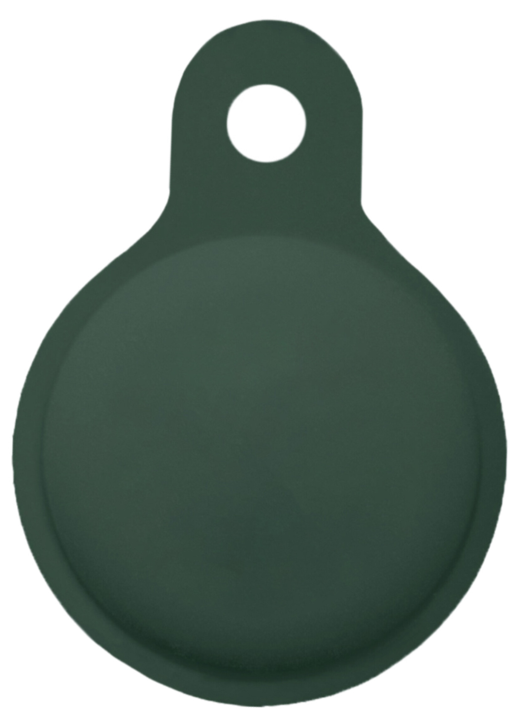 LUQ Hoesje Geschikt voor Apple AirTag Hoesje Sleutelhanger Houder - Siliconen Hoesje Geschikt voor Apple AirTag Hoesje - Donkergroen - 4 Stuks