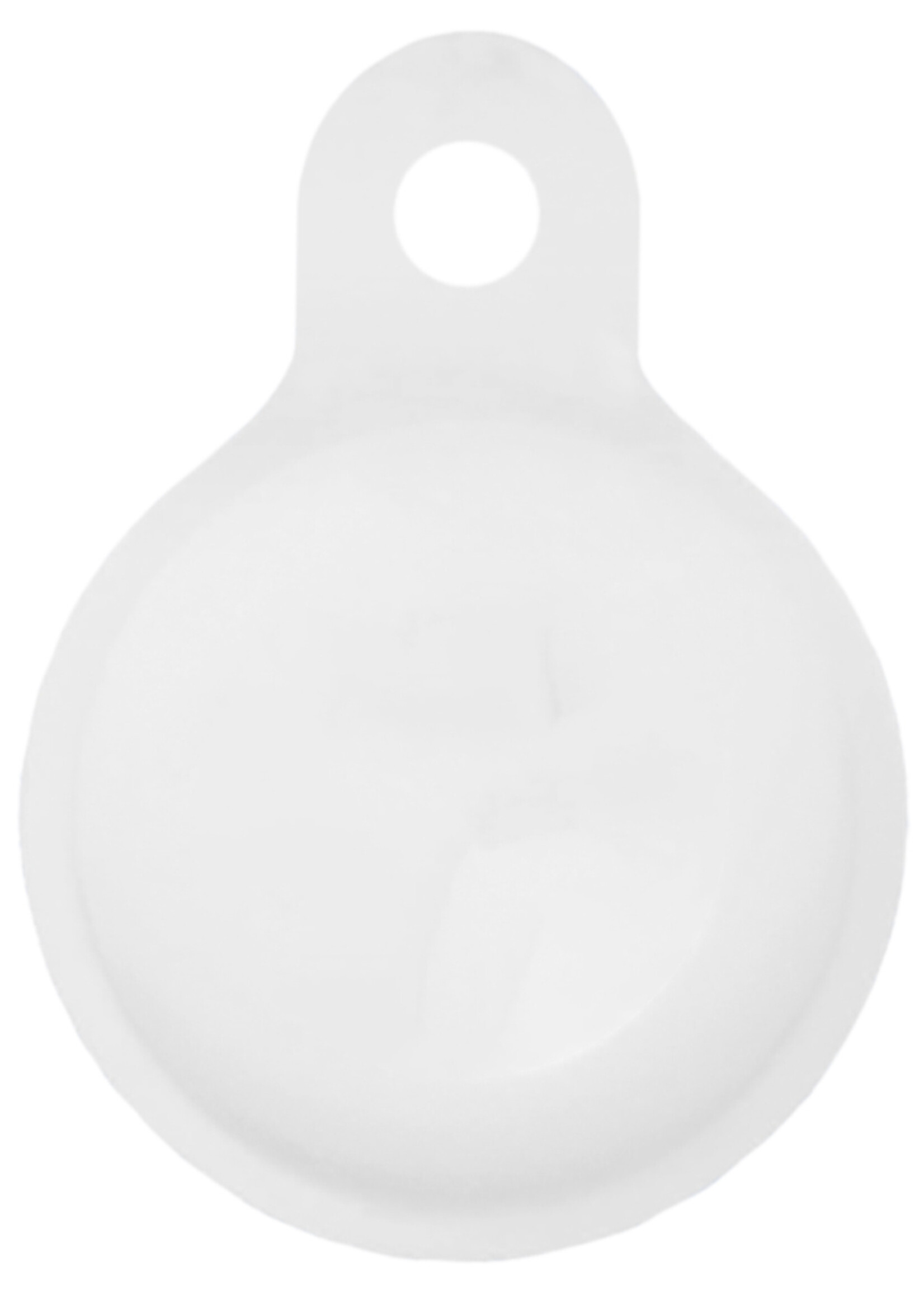 LUQ Hoesje Geschikt voor Apple AirTag Hoesje Sleutelhanger Houder - Siliconen Hoesje Geschikt voor Apple AirTag Hoesje - Wit - 4 Stuks