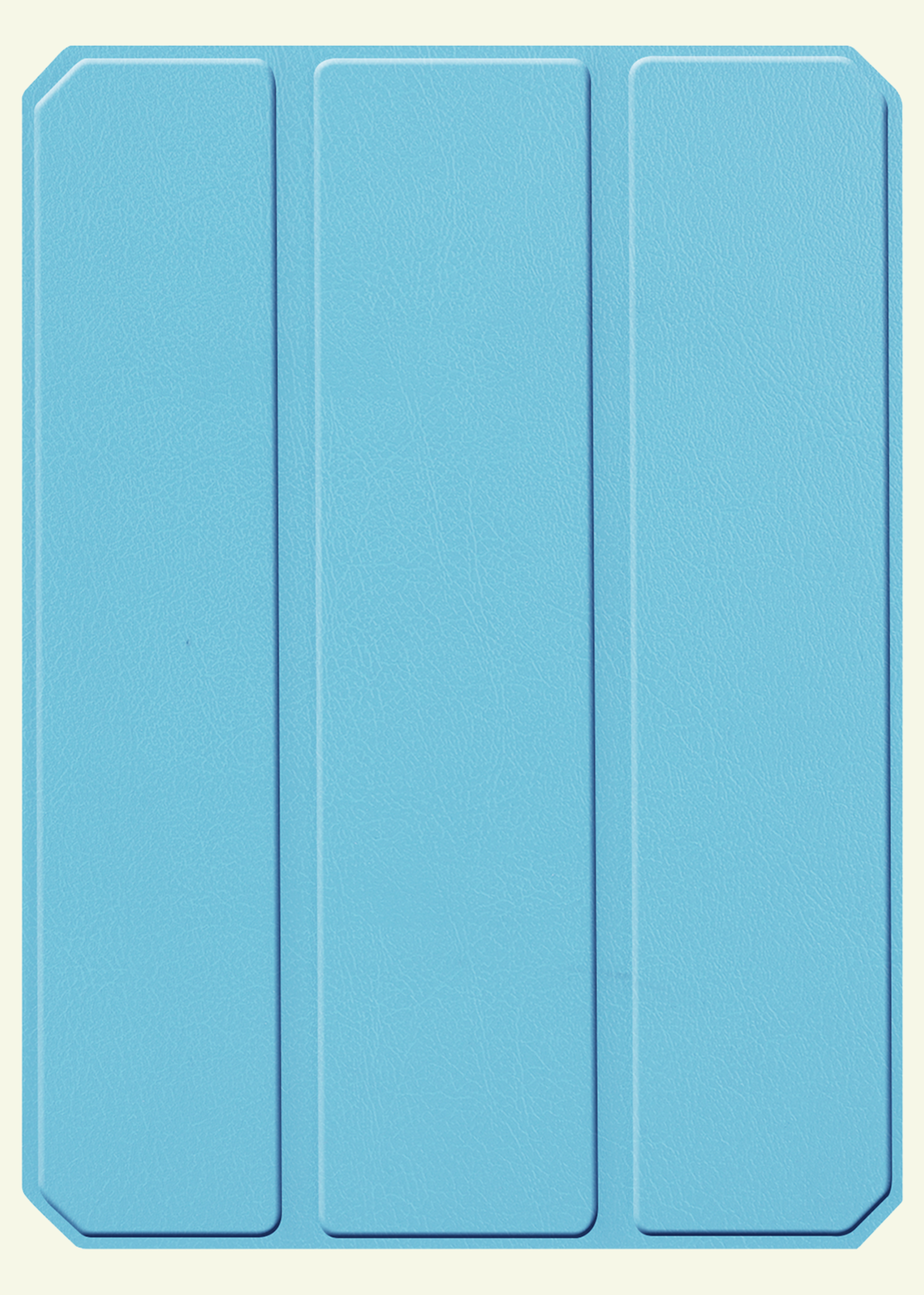 LUQ LUQ iPad Mini 7 Hoesje Met Uitsparing Apple Pencil En Met Screenprotector - Lichtblauw