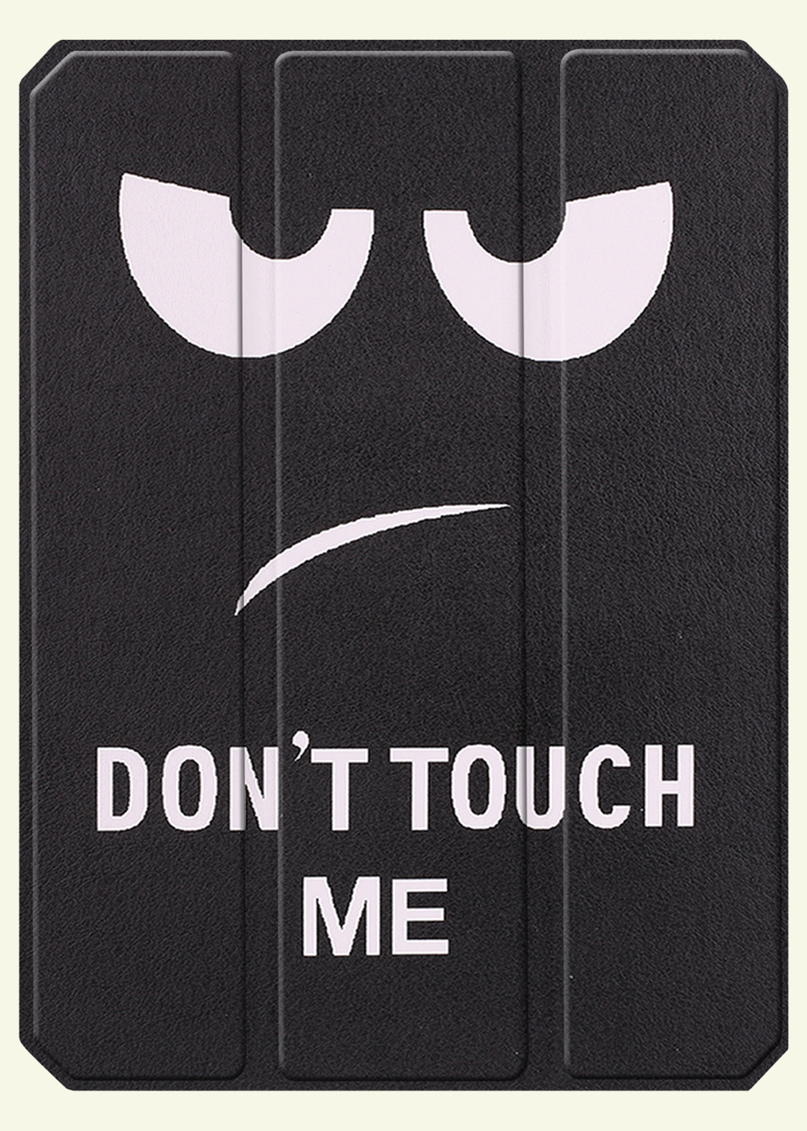 LUQ LUQ iPad Mini 7 Hoesje Met Uitsparing Apple Pencil En Met Screenprotector - Don't touch me