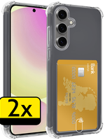 LUQ LUQ Samsung Galaxy S24 FE Hoesje Pashouder - 2 PACK