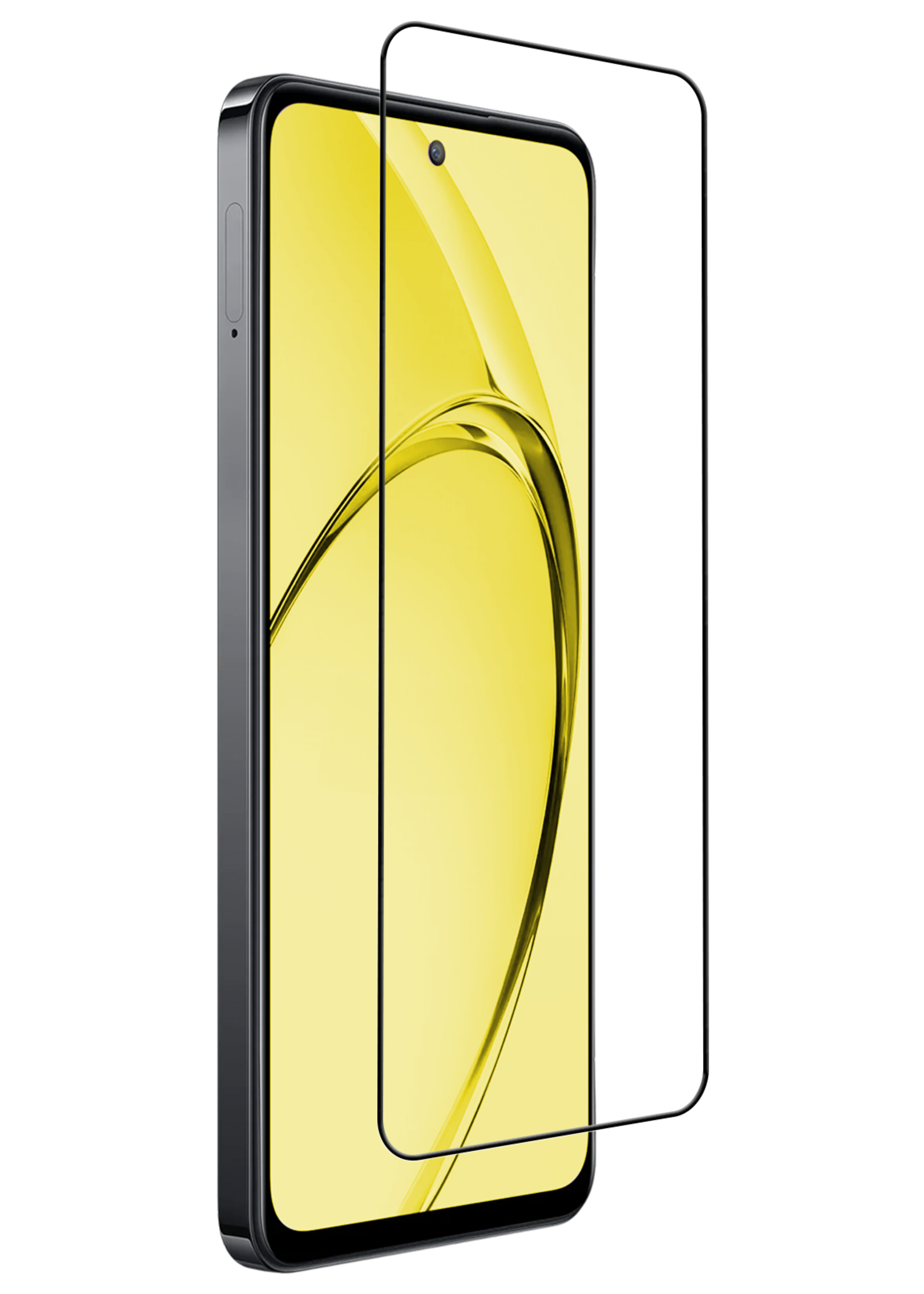 LUQ LUQ OPPO A80 Screenprotector Glas Full Cover