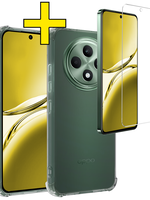LUQ LUQ OPPO Reno 12F Hoesje Shockproof Met Screenprotector