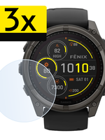LUQ LUQ Garmin Fenix 8 Solar (47 mm) Screenprotector - 3 PACK