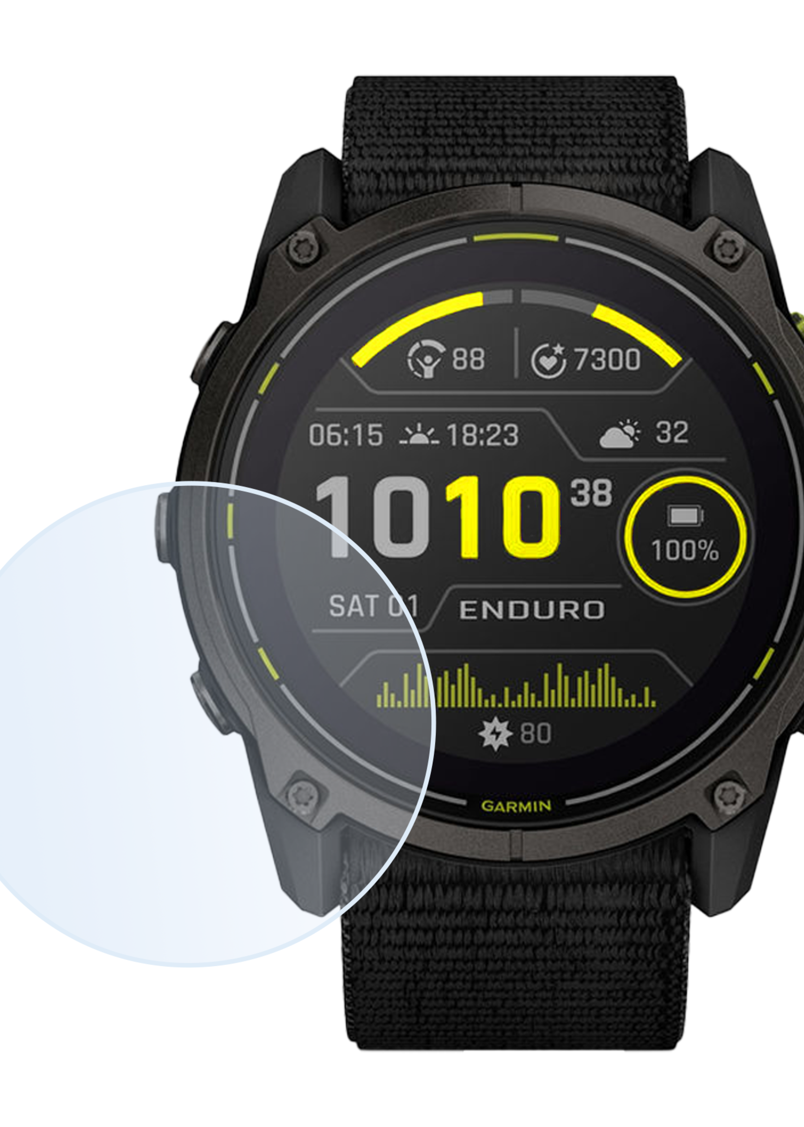 LUQ LUQ Garmin Enduro 3 (51 mm) Screenprotector