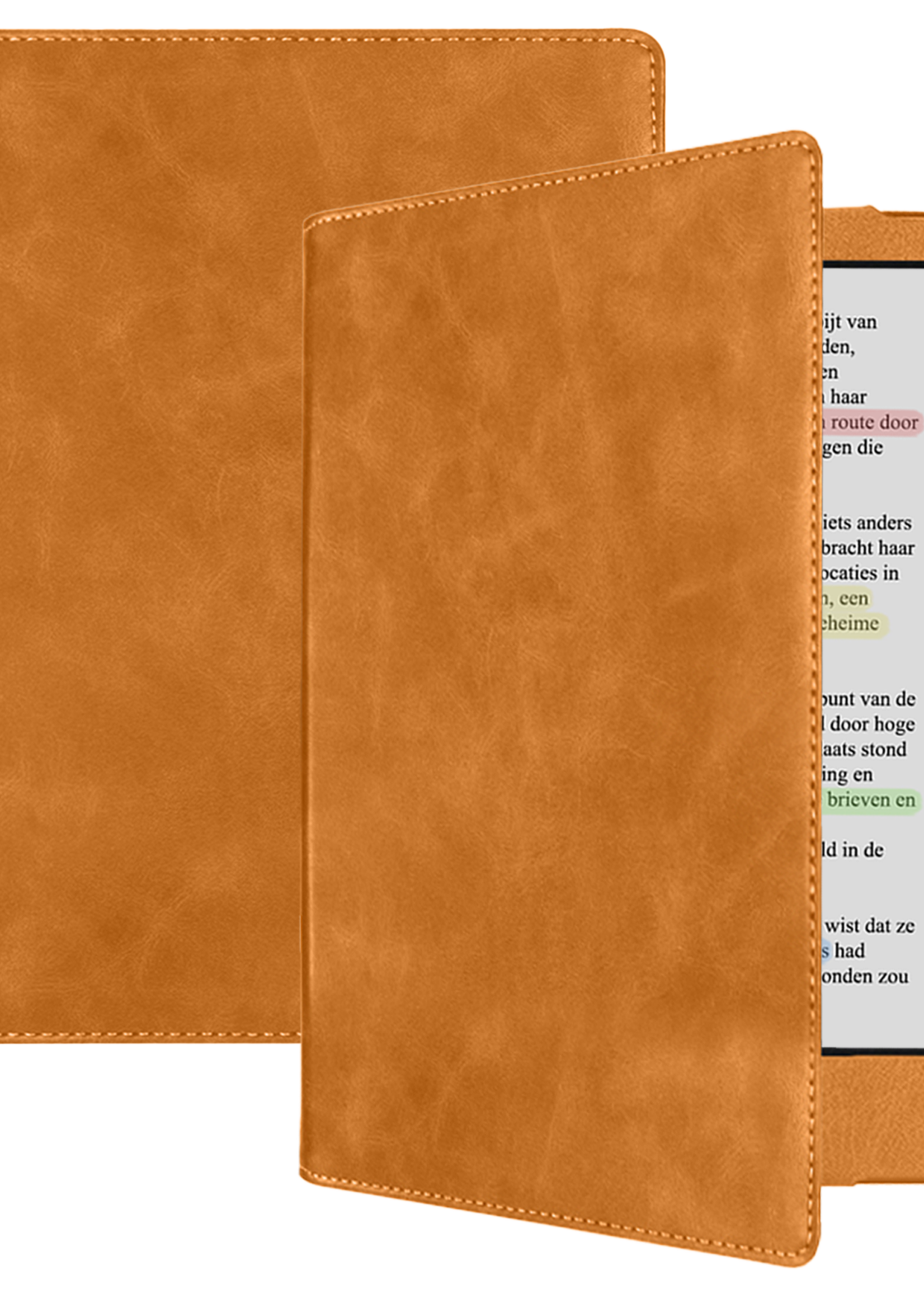 LUQ LUQ Kobo Clara Colour Hoesje Leer - Bruin