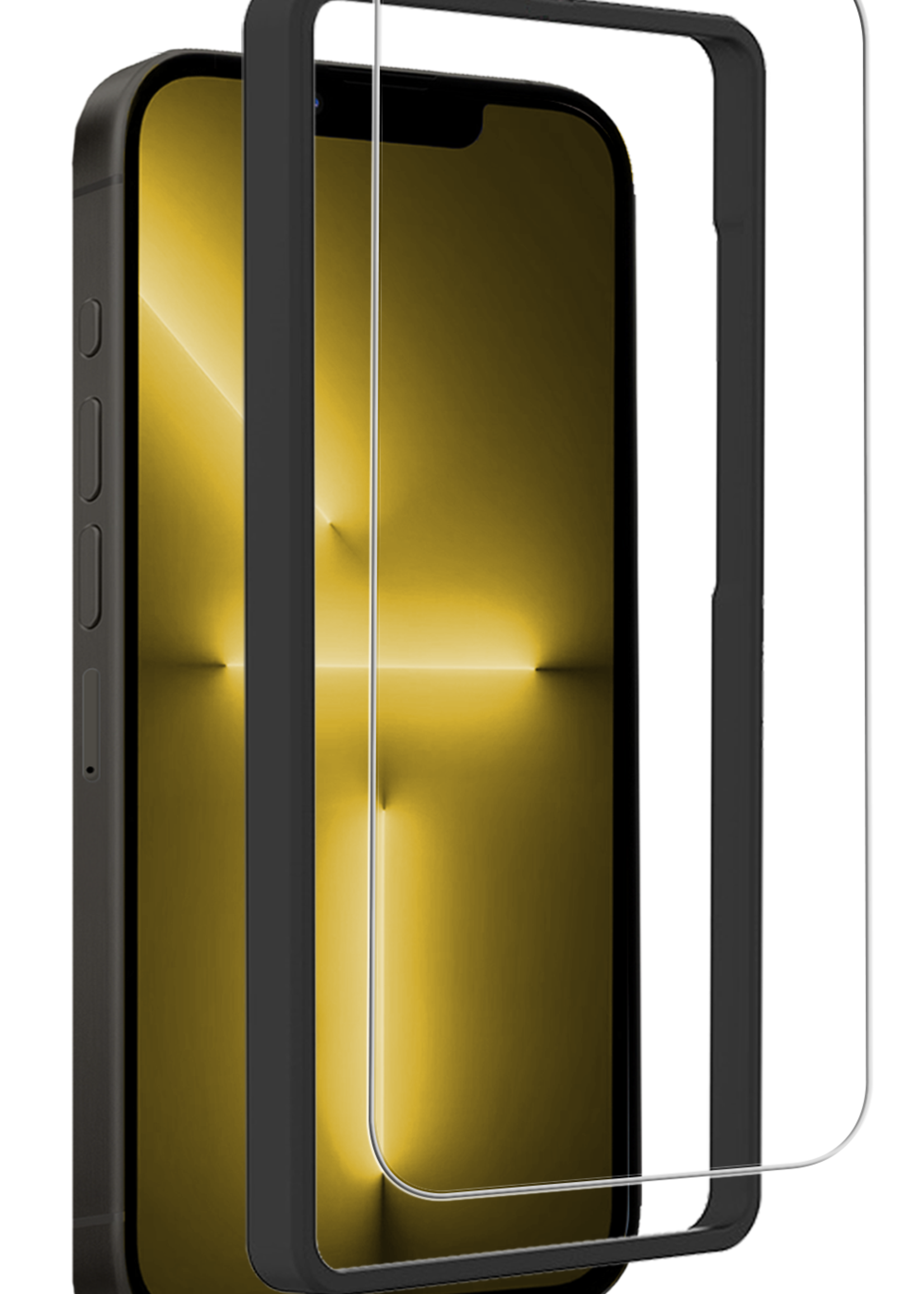 LUQ LUQ iPhone 13 Mini Screenprotector Met Installatieframe