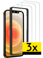 LUQ LUQ iPhone 12 Mini Screenprotector Met Installatieframe - 3 PACK