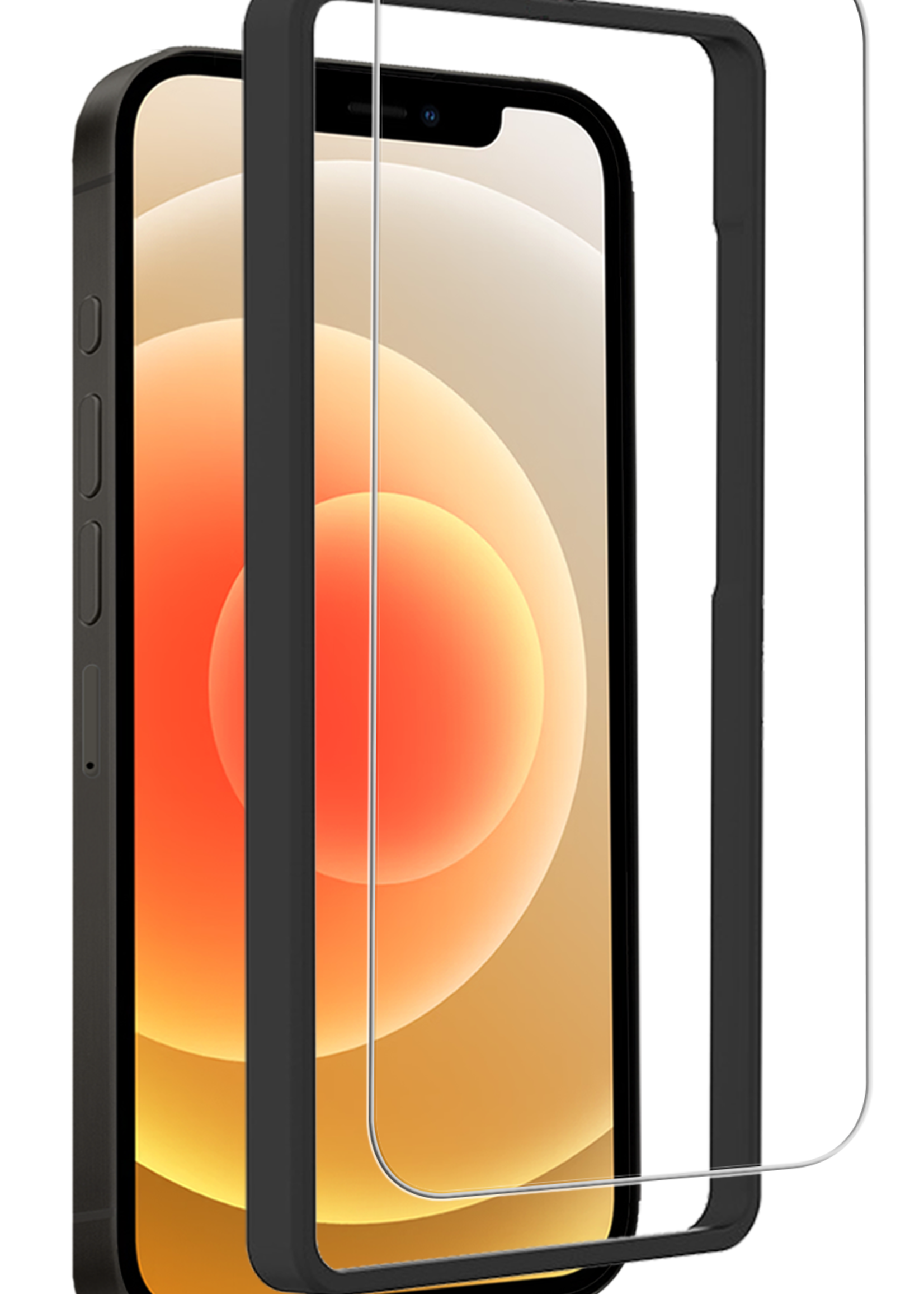 LUQ LUQ iPhone 12 Pro Screenprotector Met Installatieframe