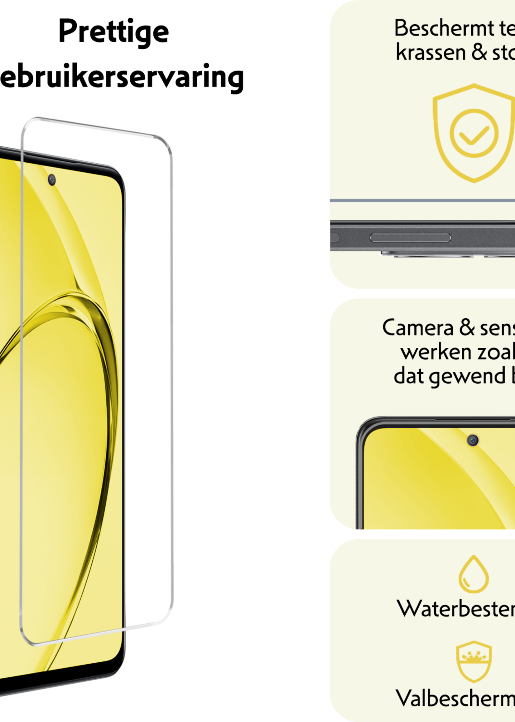 LUQ LUQ OPPO A40 Screenprotector Glas