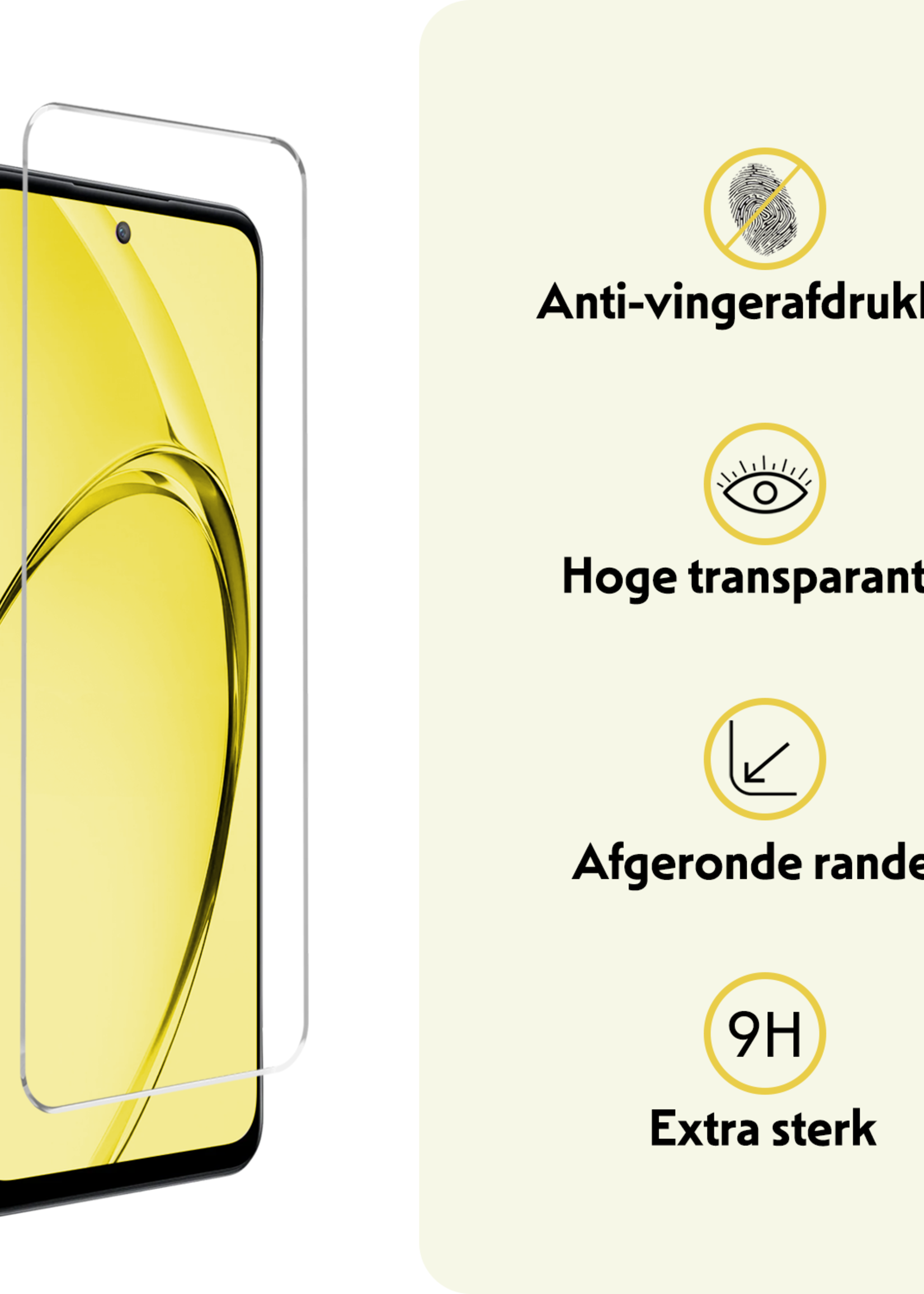 LUQ LUQ OPPO A40 Hoesje Shockproof Met 2x Screenprotector