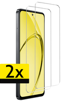 LUQ LUQ OPPO A40m Screenprotector Glas - 2 PACK