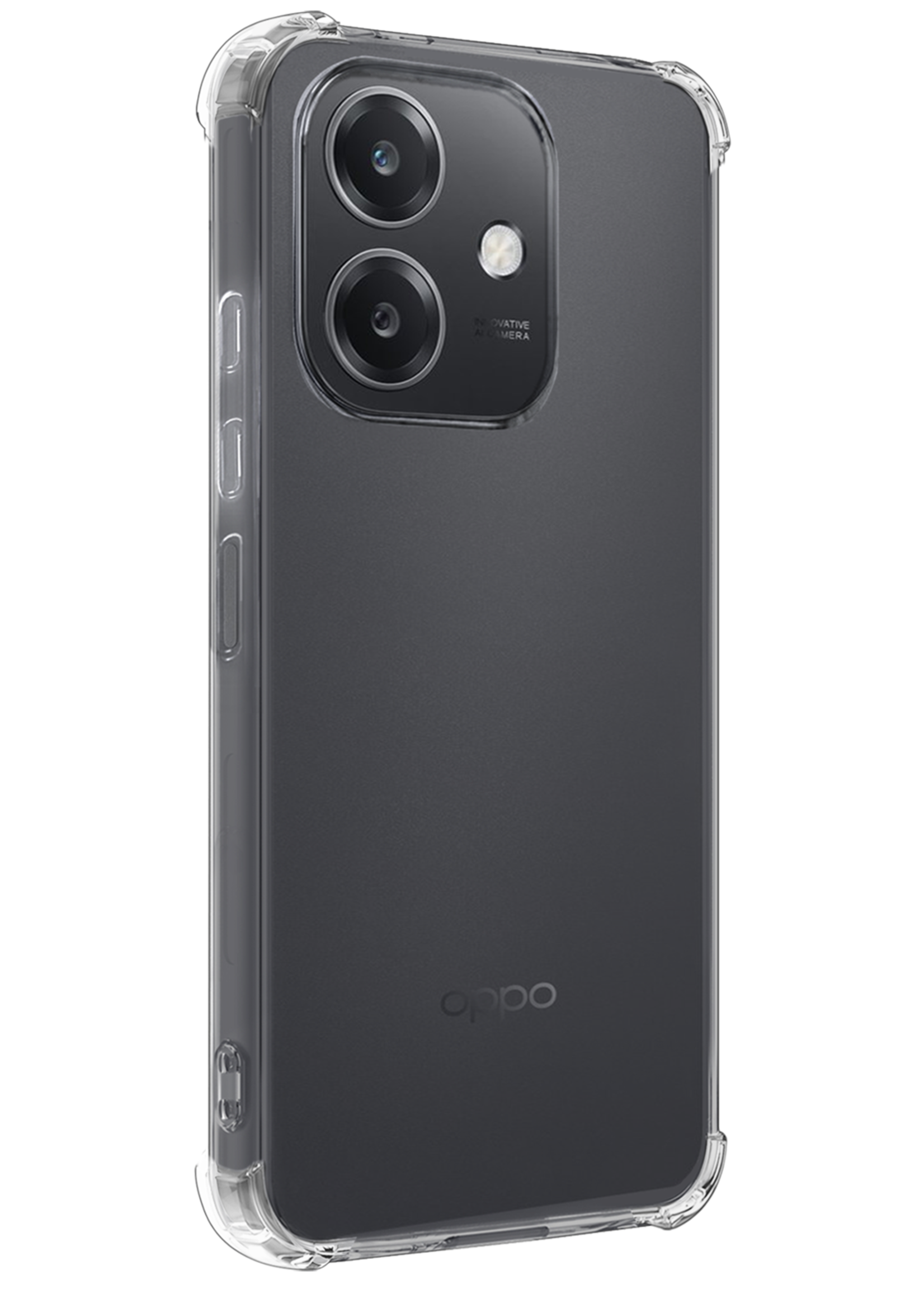 LUQ LUQ OPPO A40m Hoesje Shockproof - Transparant