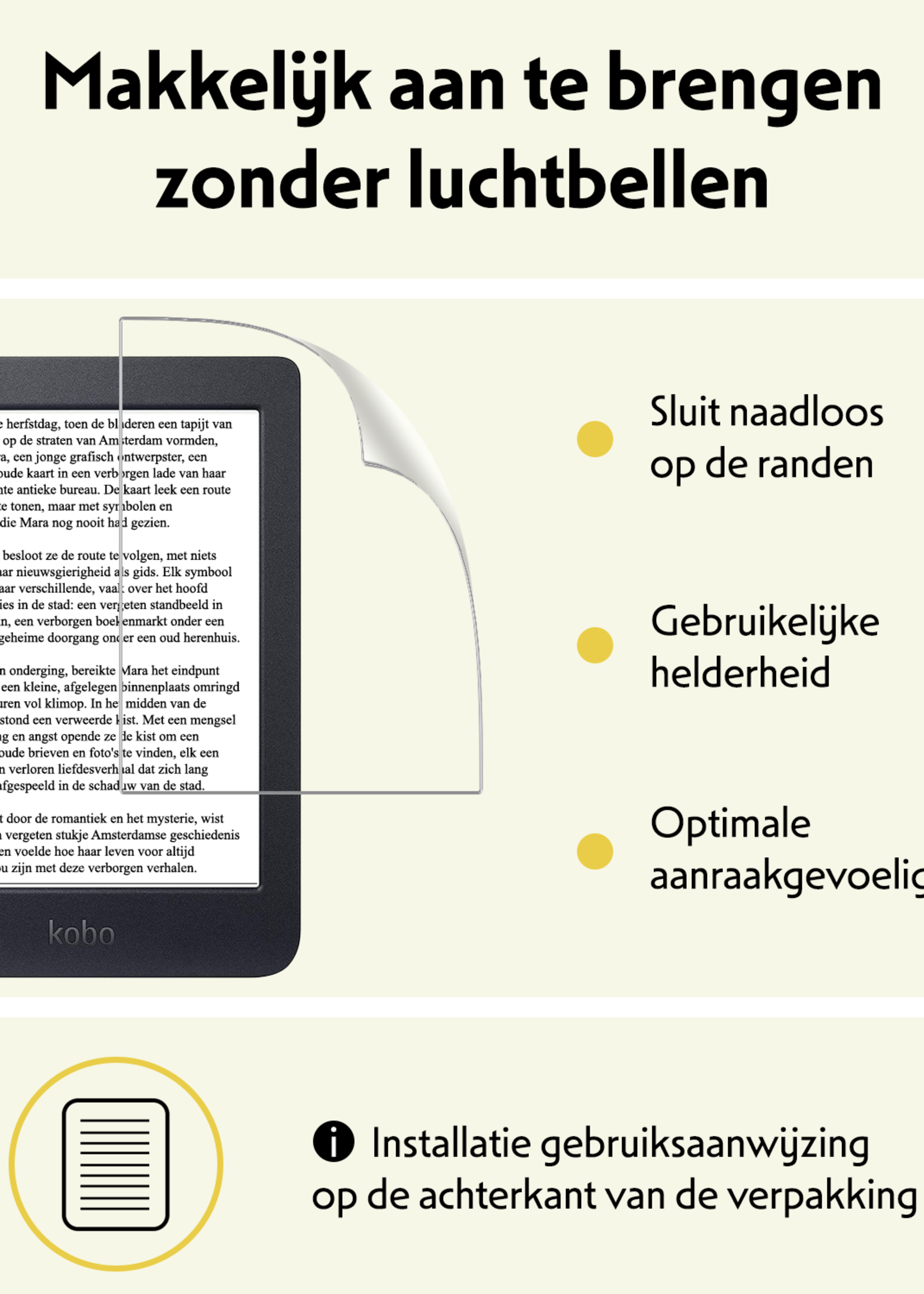 LUQ LUQ Kobo Nia Schermfolie